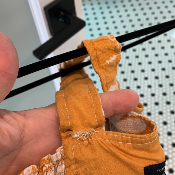 NWT Tommy Hilfiger Women's Linen Blend Essential Sleeveless Floral Dress - Picture 7 of 7